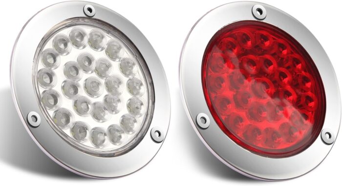 6 pcs 4 Inch Round LED Tail Lights Kit - Image 5