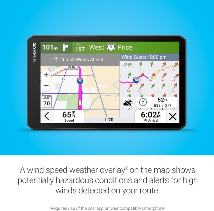 Garmin dēzl OTR720 7' GPS Navigator - Image 2