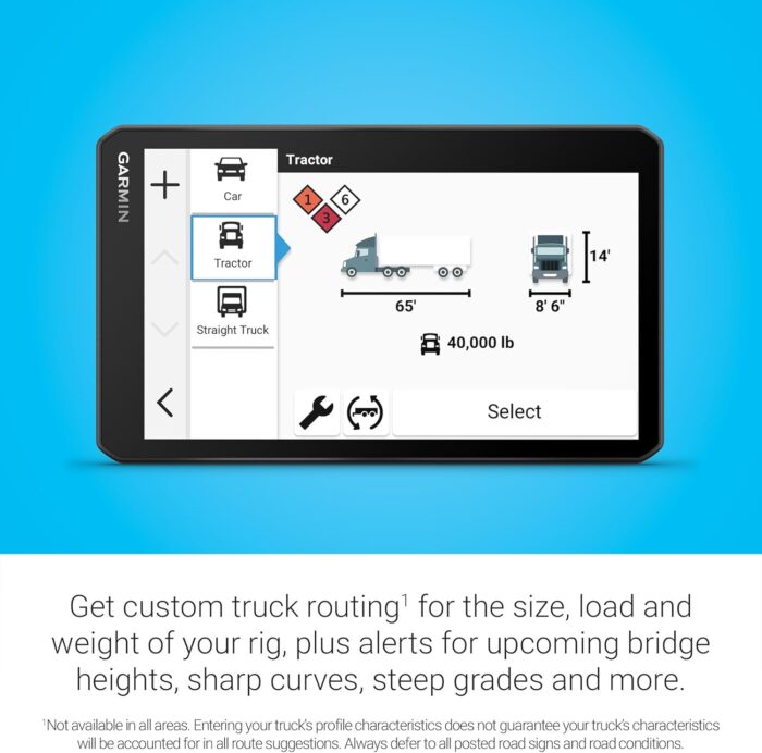 Garmin dēzl OTR720 7' GPS Navigator - Image 4